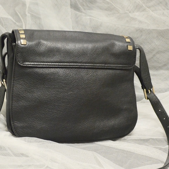 Large leather crossbody bag, 3 separate sections - Picture 2 of 6